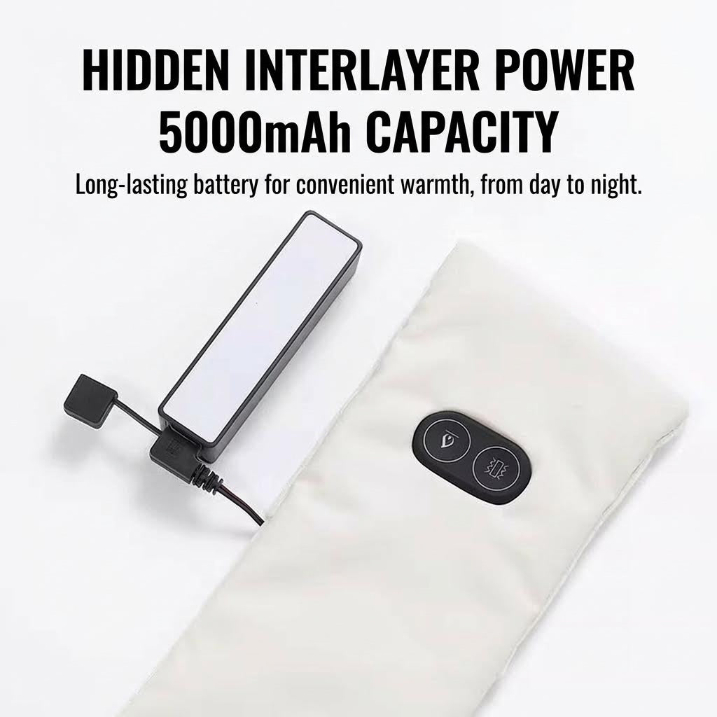 Smart Heated Neck Warmer with Triple Protection