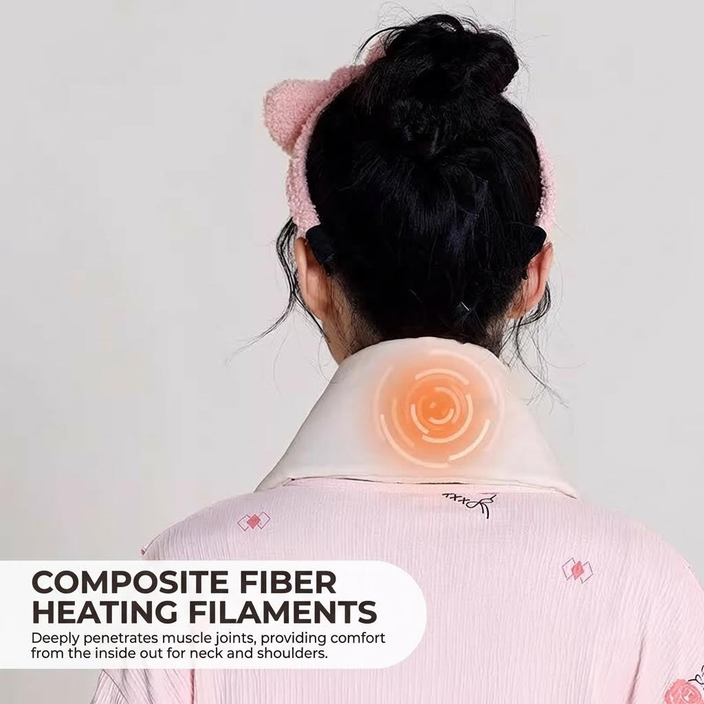 Smart Heated Neck Warmer with Triple Protection