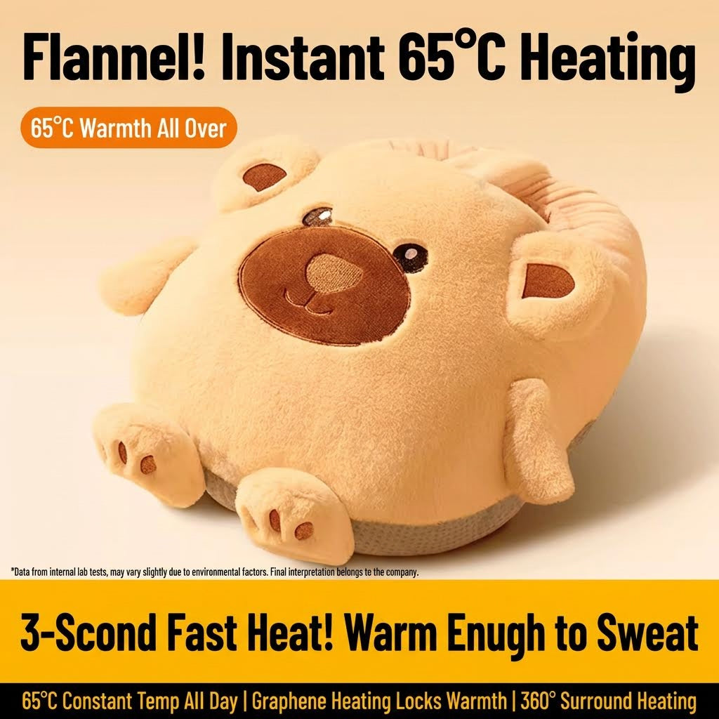 Cute Cartoon Feet Warmer – Soft, Plush, and Cozy