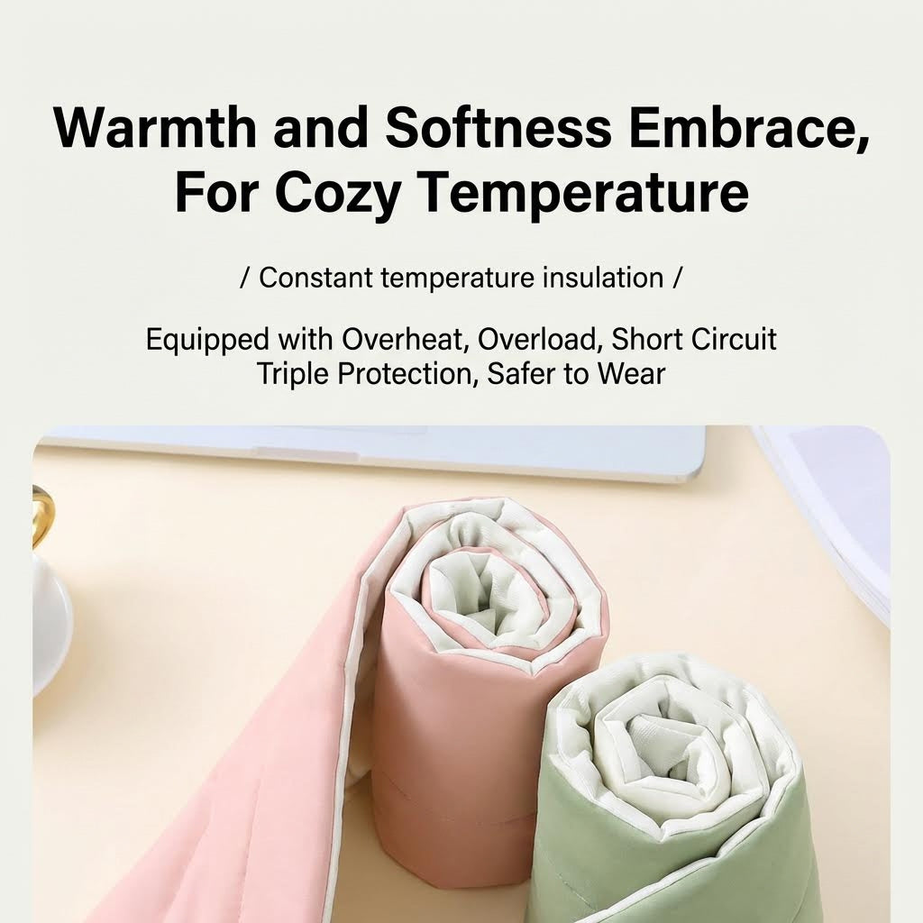 Smart Heated Neck Warmer with Triple Protection